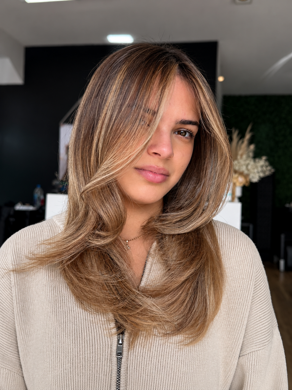 Dimensional blonde layers